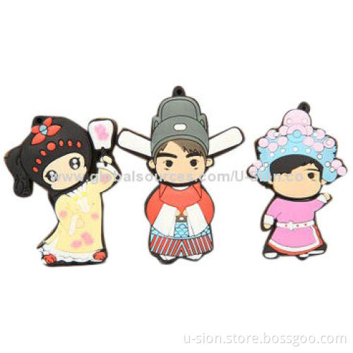 Promotional Cartoon Shape USB Flash Drives, Customized Designs Welcomed